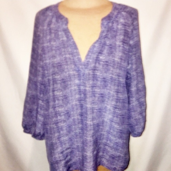 Joie 100% Silk Tunic Top 3/4 Sleeve Sz. Small - Picture 1 of 6